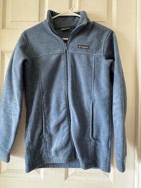 Boys Columbia Light Blue Full-Zip Fleece Jacket